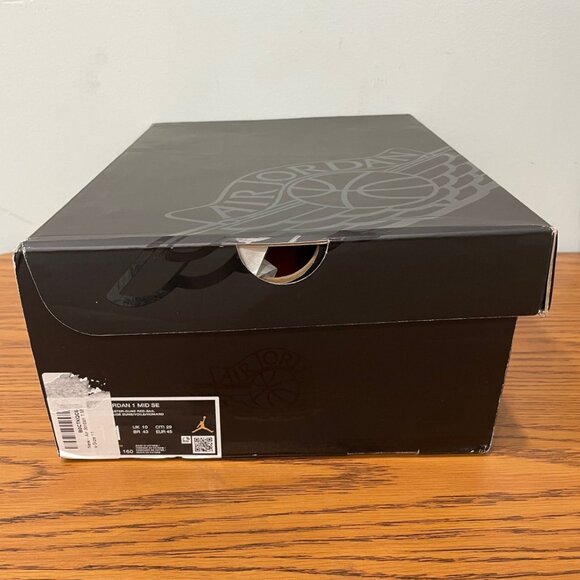 Nike Air Jordan 1 Mid Se Men's Size 11 (White Dune Red) - Picture 9 of 9